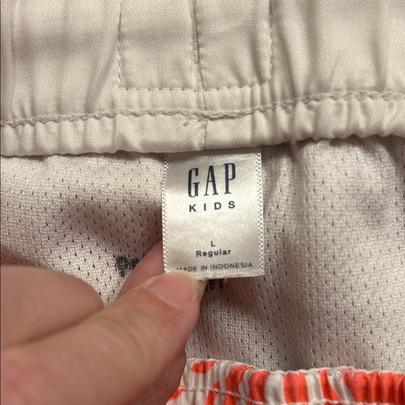 Gap Kids Boy Coral Floral Swim Shorts Size Large - Picture 2 of 4